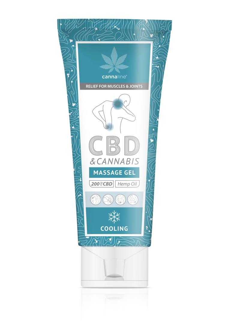CBD & Cannabis Cooling Gel 200 mg CBD | Atvieglojums muskuļiem un locītavām, Cannaline 